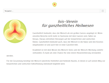 Tablet Screenshot of isis-verein.de